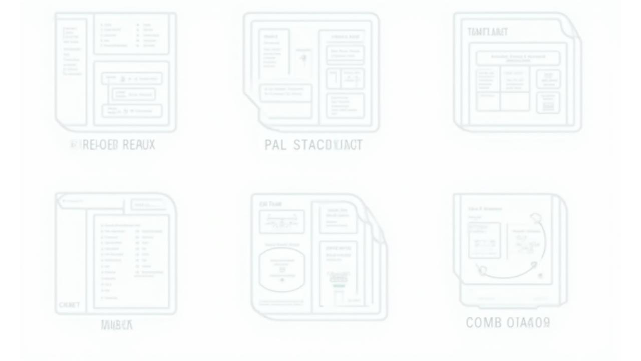 Galerie de rapports financiers pré-générés par IA, montrant diverses visualisations de données et templates personnalisables.