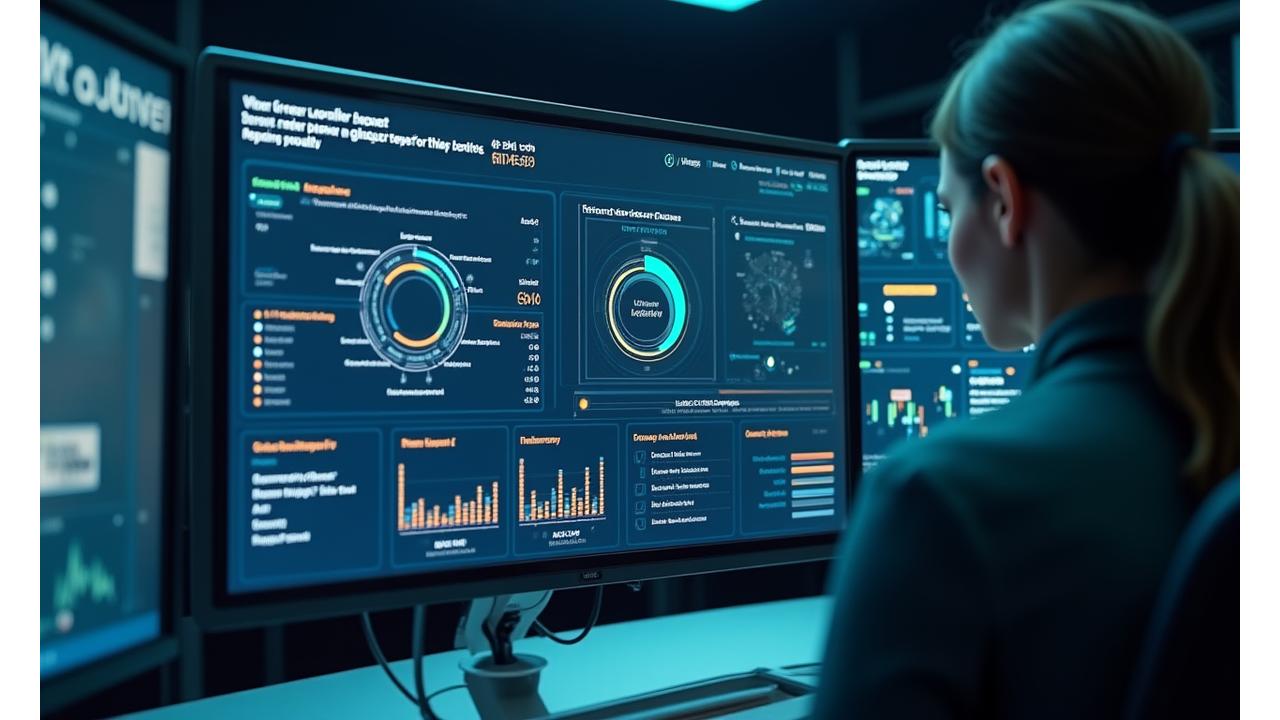 Démo vidéo d'un assistant IA Luminaire Conseil résolvant un incident IT complexe, affichant une interface utilisateur claire avec des cartes d'outils et un diagnostique en temps réel. Mise en avant de la clarté et l'efficacité de l'interface.