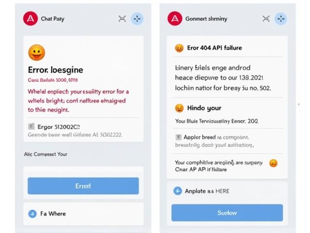 Exemple de message d'erreur d'assistant IA transformé en une notification utile avec des options pour l'utilisateur.