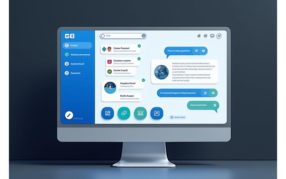 Aperçu d'une interface d'assistant IA Luminaire Conseil