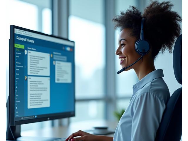 Interface IA pour centre de contact